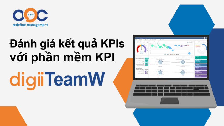 Đánh giá kết quả KPIs với phần mềm digiiTeamW