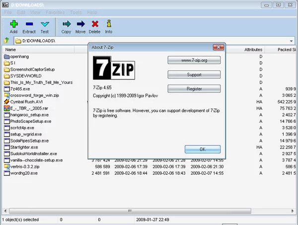 7-zip Archiver