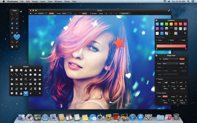 Pixelmator - 10 ứng dụng miễn phí tốt nhất cho hệ điều hành Mac OS X