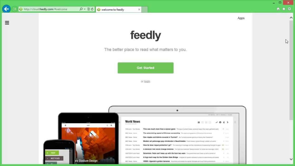 Ứng dụng Feedly