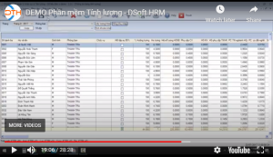 Phần mềm Quản lý tiền lương và thuế TNCN (Dsoft HRM ) 
