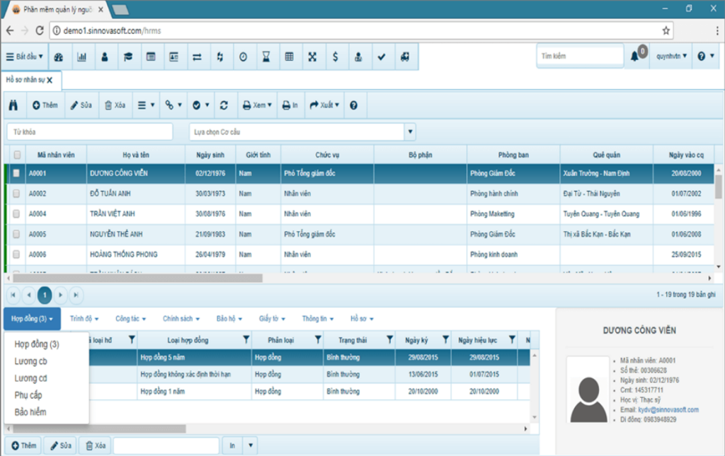 Phần mềm GoldHRM với 8 phân hệ hỗ trợ quản lý nhân sự