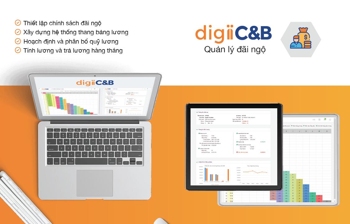 phần mềm quản lý đãi ngộ digiiC&B