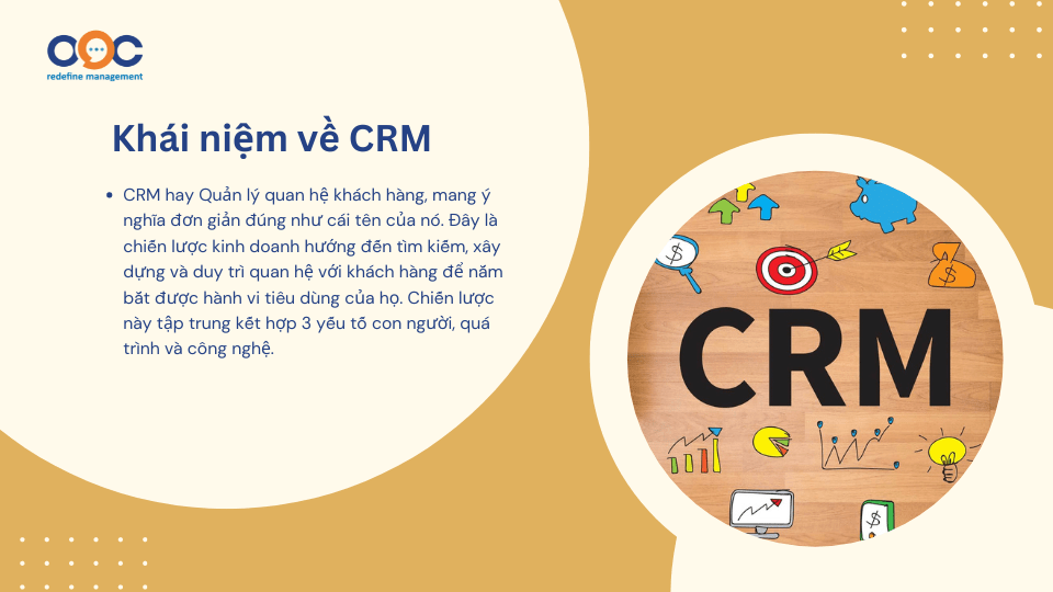 Khái niệm về CRM