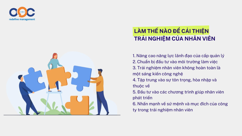 Làm thế nào để cải thiện trải nghiệm của nhân viên