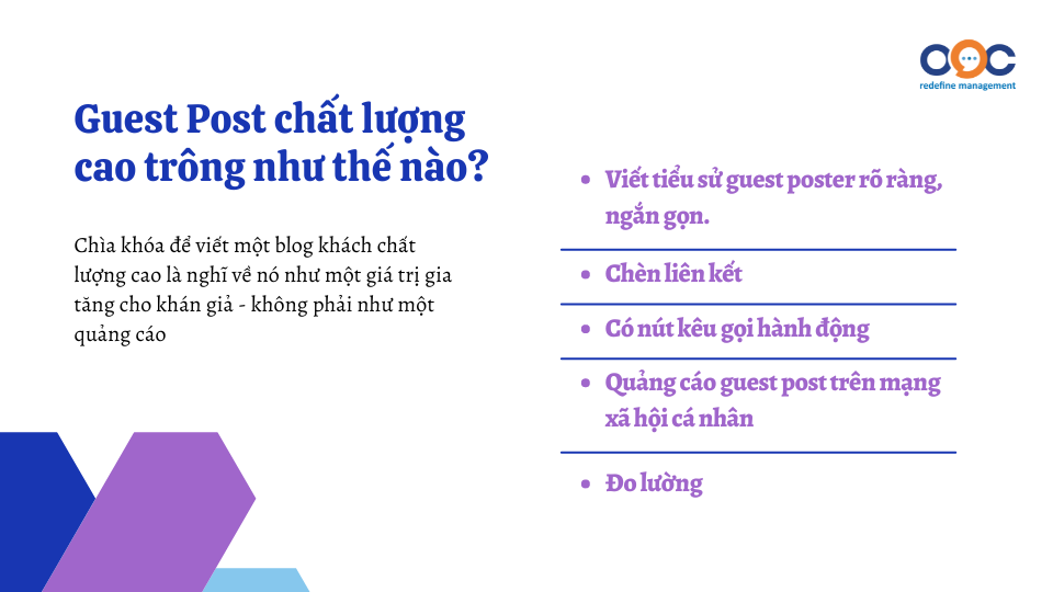 Guest Post chất lượng cao trông như thế nào