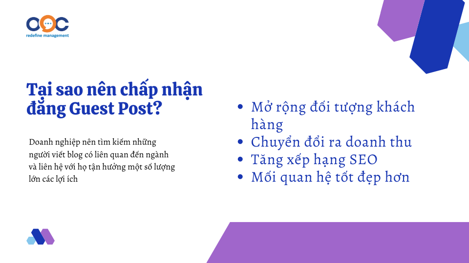 Tại sao nên chấp nhận đăng guest post