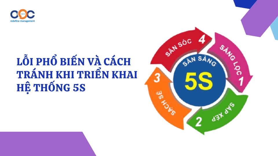 Lỗi phổ biến và cách tránh khi triển khai hệ thống 5S