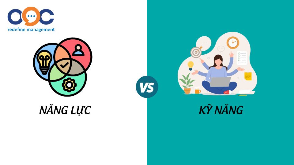 sự khác biệt giữa năng lực với kỹ năng