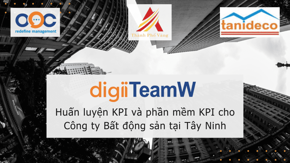 [digiiTeamW] Huấn luyện KPI và phần mềm KPI cho Công ty Bất động sản tại Tây Ninh