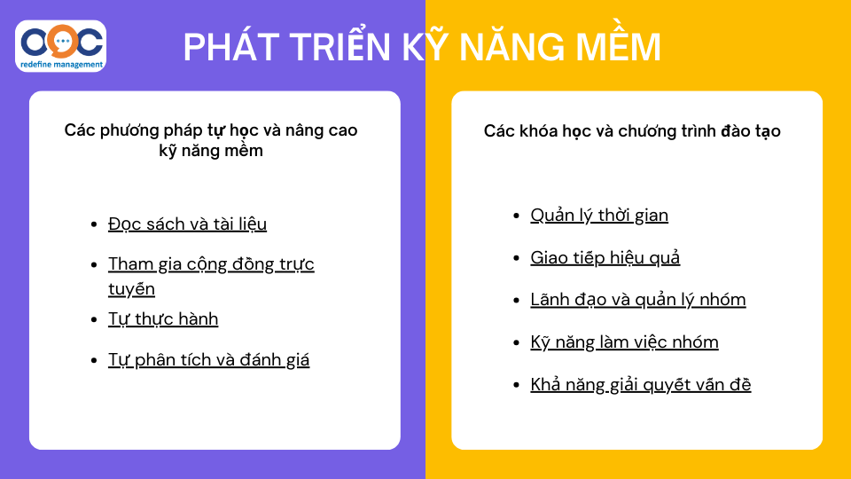 Phát triển kỹ năng mềm