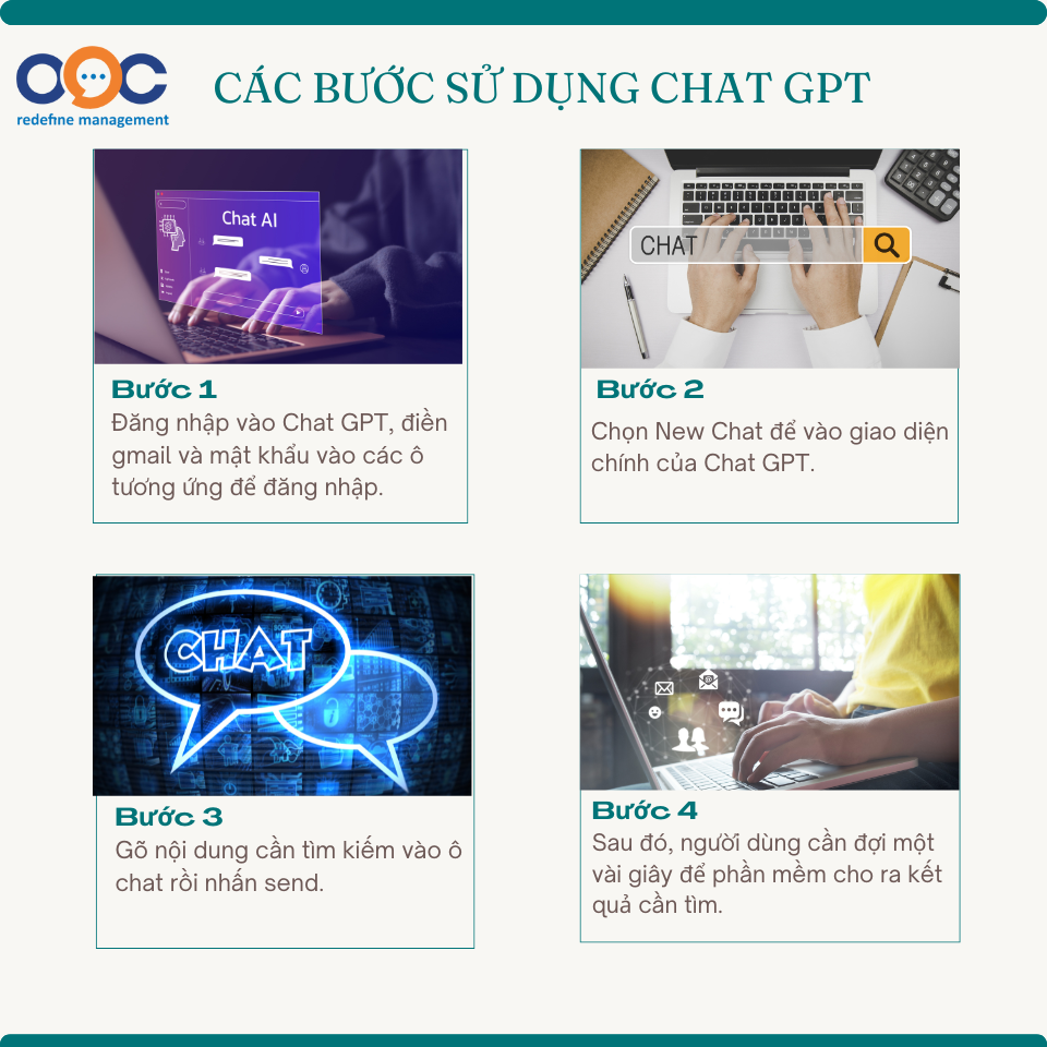 Các bước sử dụng ChatGPT