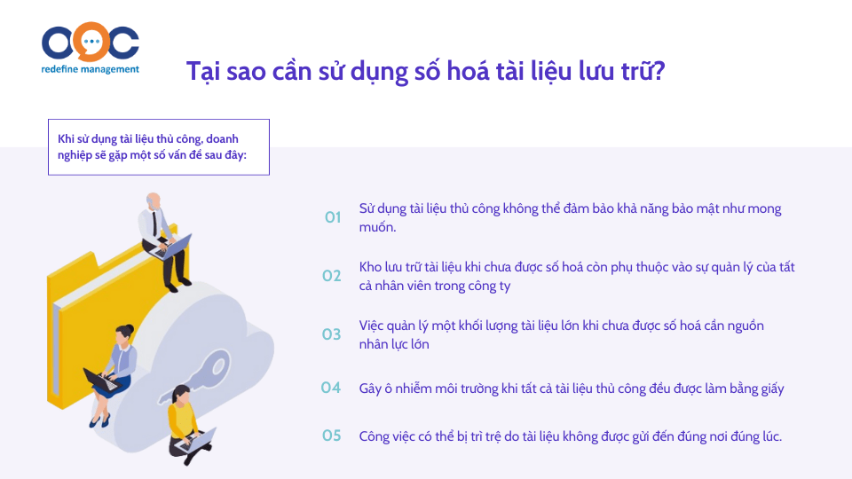 Tại sao cần sử dụng số hoá tài liệu lưu trữ