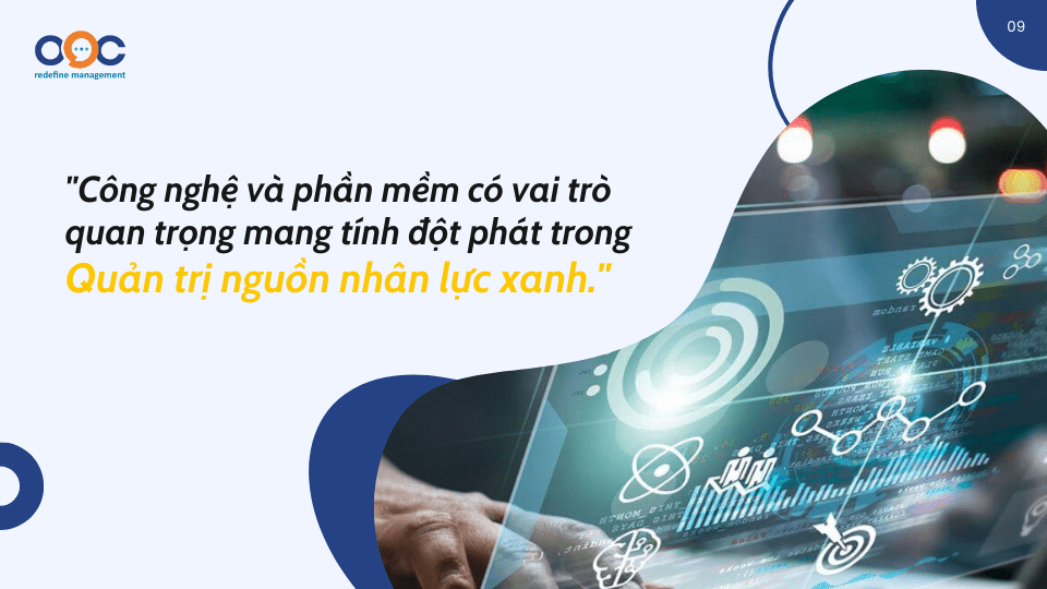 Công nghệ và phần mềm có vai trò quan trọng mang tính đột phá trong Quản trị nguồn nhân lực xanh