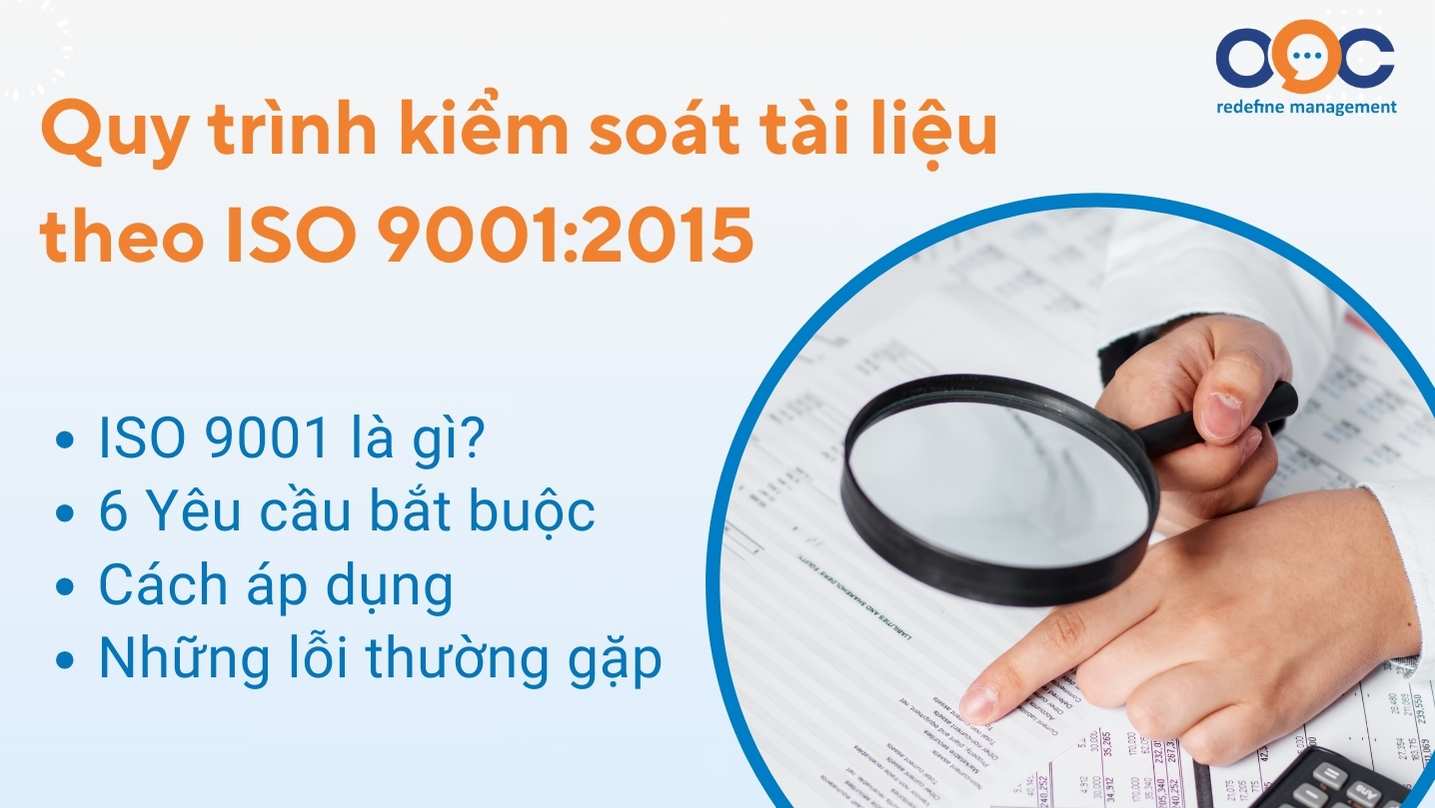 quy trình kiểm soát tài liệu theo ISO 9001:2015