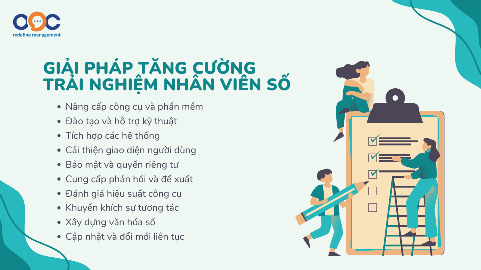 Giải pháp tăng cường trải nghiệm nhân viên số