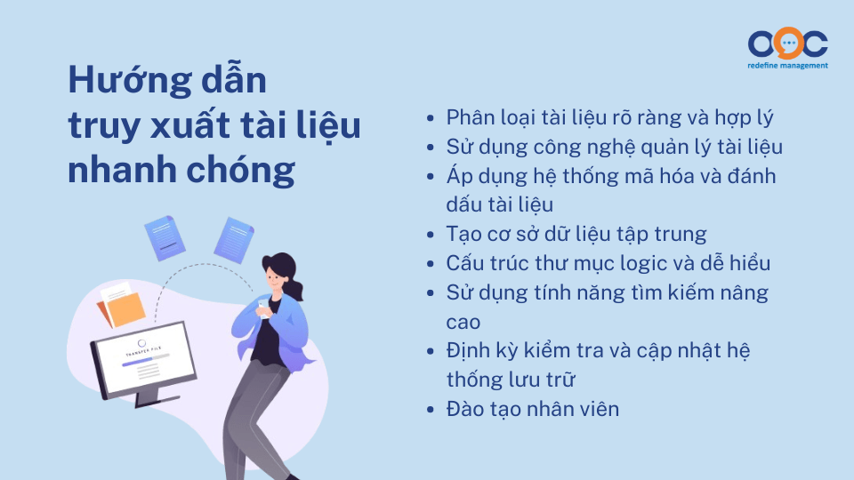 Hướng dẫn truy xuất tài liệu nhanh chóng