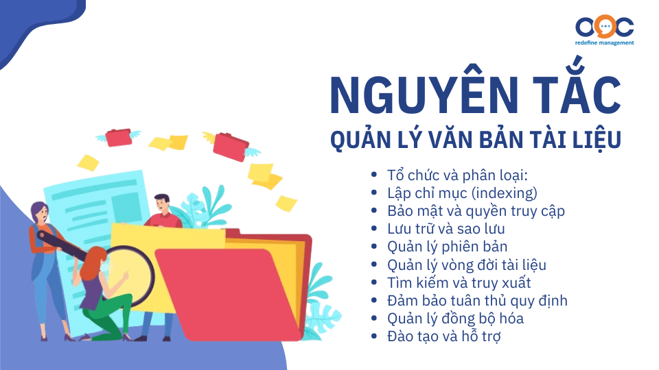 Nguyên tắc quản lý văn bản tài liệu