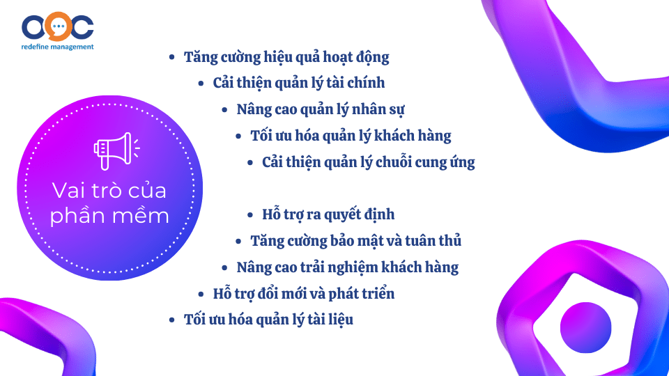 Vai trò của phần mềm trong vận hành doanh nghiệp