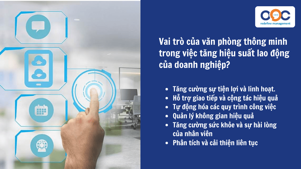 Vai trò của văn phòng thông minh trong việc tăng hiệu suất lao động của doanh nghiệp