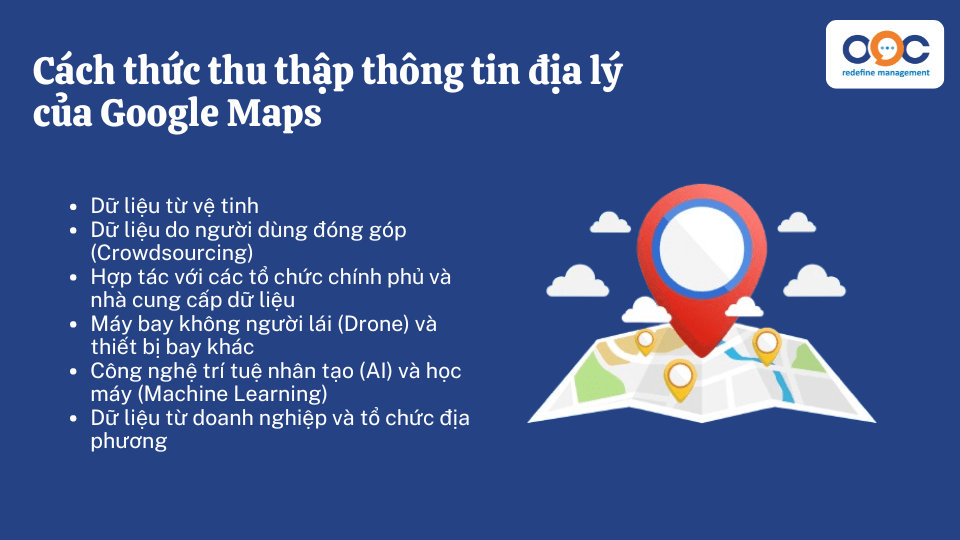 Cách thức thu thập thông tin địa lý của Google Maps