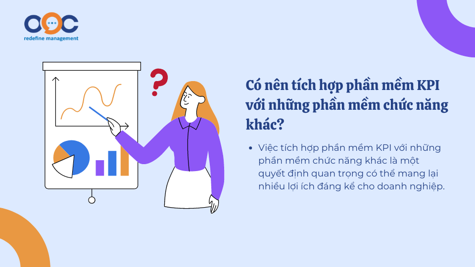 Có nên tích hợp phần mềm KPI với những phần mềm chức năng khác