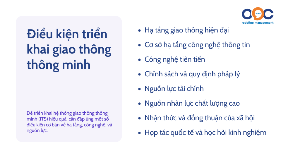 Điều kiện triển khai 