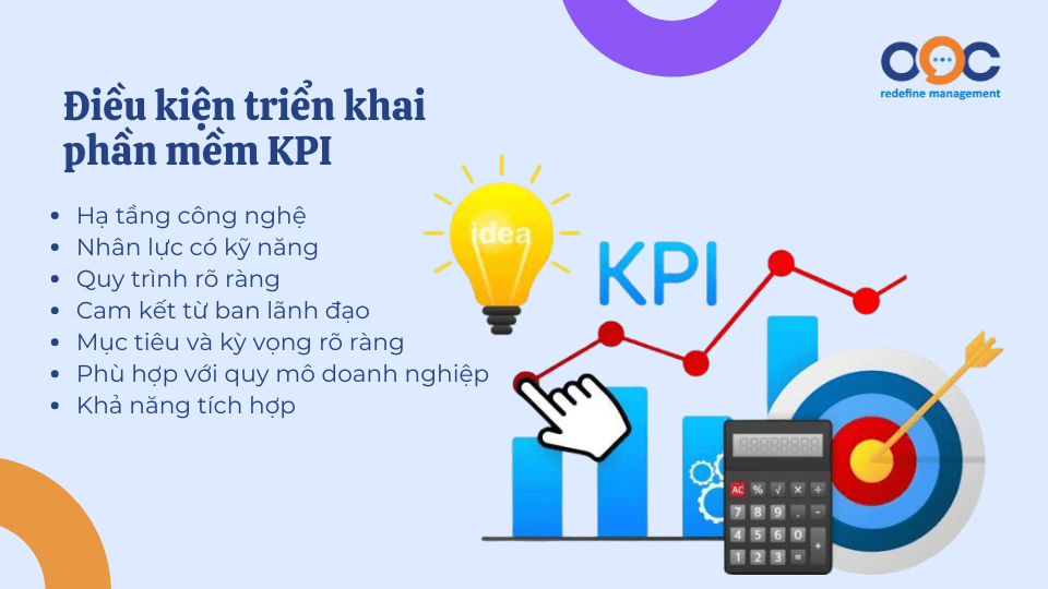 Điều kiện triển khai phần mềm KPI