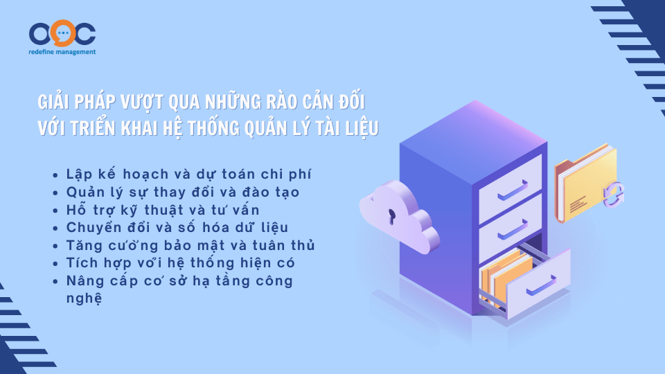 Giải pháp vượt qua những rào cản đối với triển khai hệ thống quản lý tài liệu