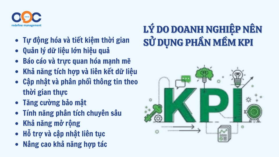 Lý do doanh nghiệp nên sử dụng phần mềm KPI