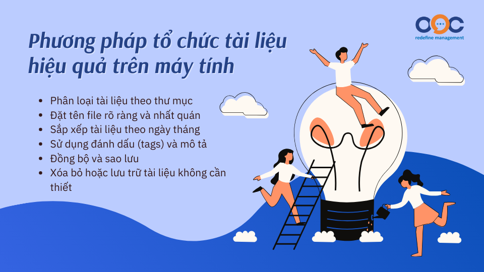 Phương pháp tổ chức tài liệu hiệu quả trên máy tính