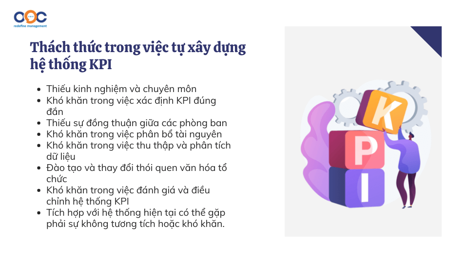 Thách thức trong việc tự xây dựng hệ thống KPI