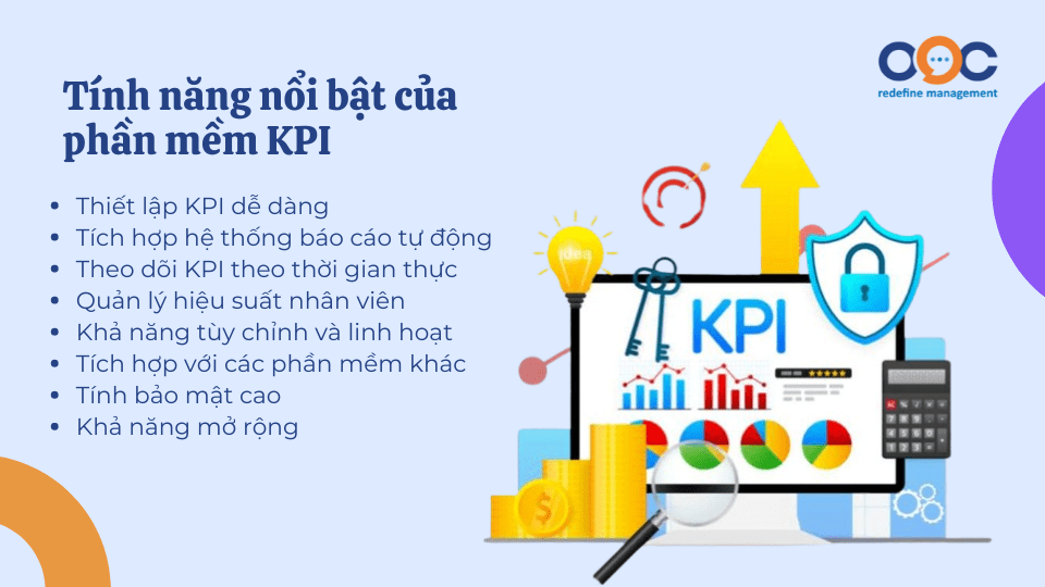 Tính năng nổi bật của phần mềm KPI