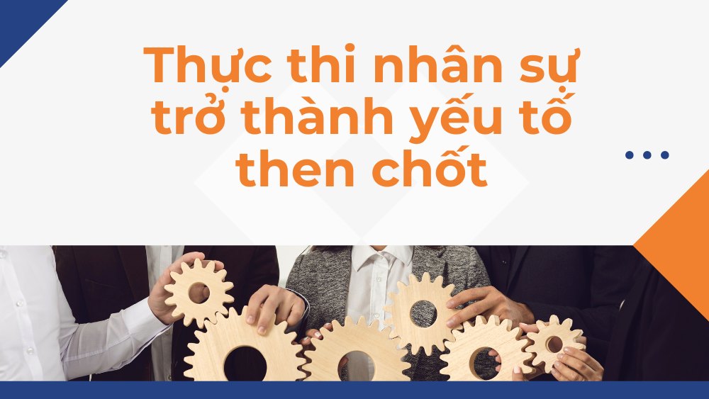 thực thi nhân sự trở thành yếu tố then chốt