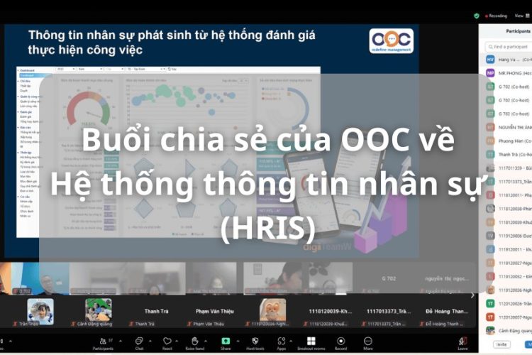 hệ thống thông tin nhân sự và buổi chia sẻ của ooc