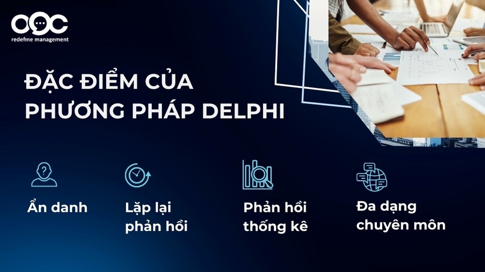 đặc điểm của phương pháp delphi