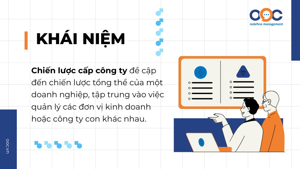 khái niệm chiến lược cấp công ty