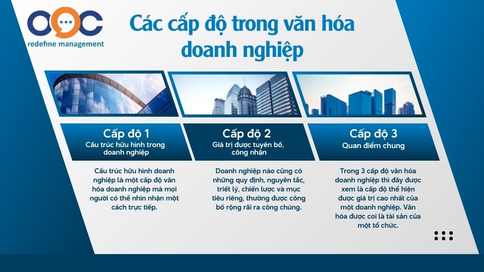 Các cấp độ văn hóa trong doanh nghiệp