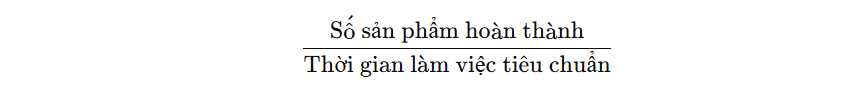 Năng suất lao động bình quân